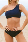 Miss The Past One Shoulder Bikini Set CPS-Swimwear OML 