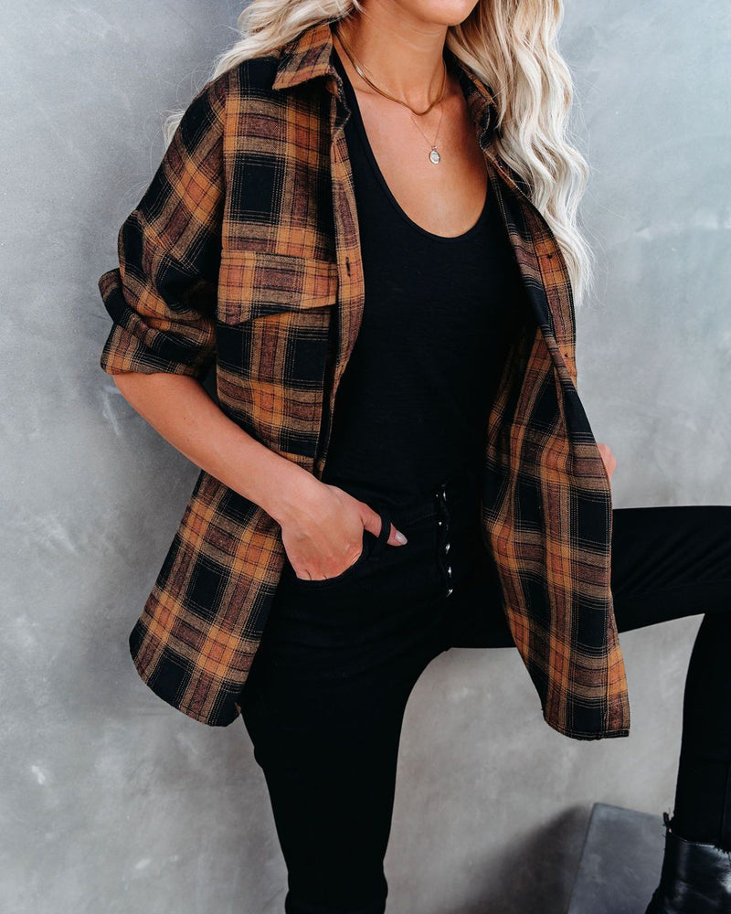 Preorder - Petaluma Cotton Blend Plaid Button Down Top VCC oh!My Lady 