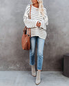 Snuggle Season Striped Knitted Sweater Sweaters oh!My Lady 