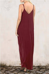 Solid color Pocket Sling Vest Dress ohmylady/Dresses OML 