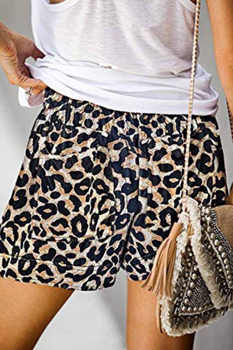 Summer Loose Print Shorts Florcoo/Shorts OML 