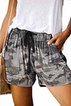 Summer Loose Print Shorts Florcoo/Shorts OML S Camouflage 