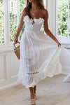 Summer Solstice Strapless Midi Dress - White ss-vcc-a3 oh!My Lady 