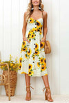 Sunflower Print Camisole Dress ohmylady/Dresses OML 