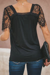 Sweet Side Lace Top - Black ss-VCC - x OML 