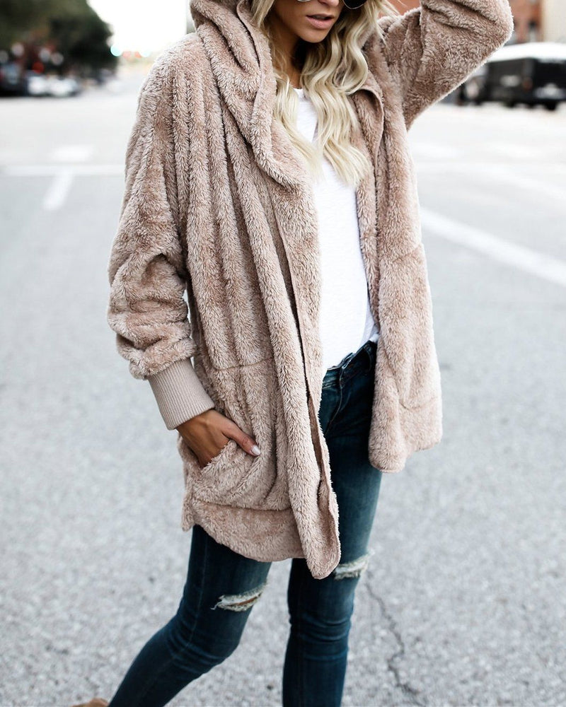 The Coziest Yet Pocketed Cardigan - Taupe oh!My Lady 