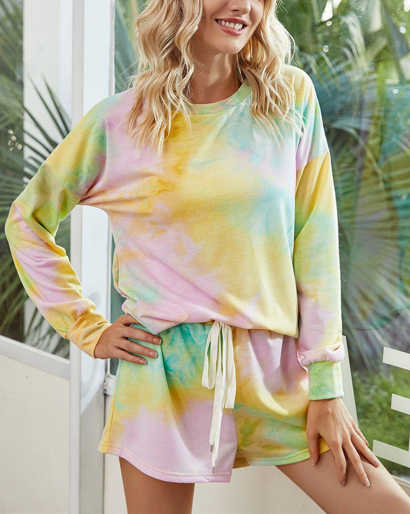 Tie-Dyed Cotton Casual Suit - Hope Field oh!My Lady 