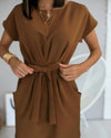 Way To Style Bodycon Mini Dress - Dark Brown ss-dresses oh!My Lady 
