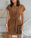 Way To Style Bodycon Mini Dress - Dark Brown ss-dresses oh!My Lady 